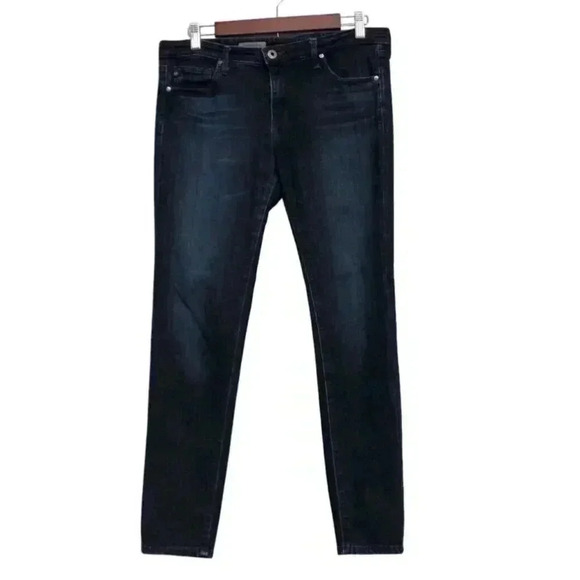 AG Adriano Goldschmied Jeans Size 30 Super Skinny Legging Ankle Stretch USA - Picture 1 of 13
